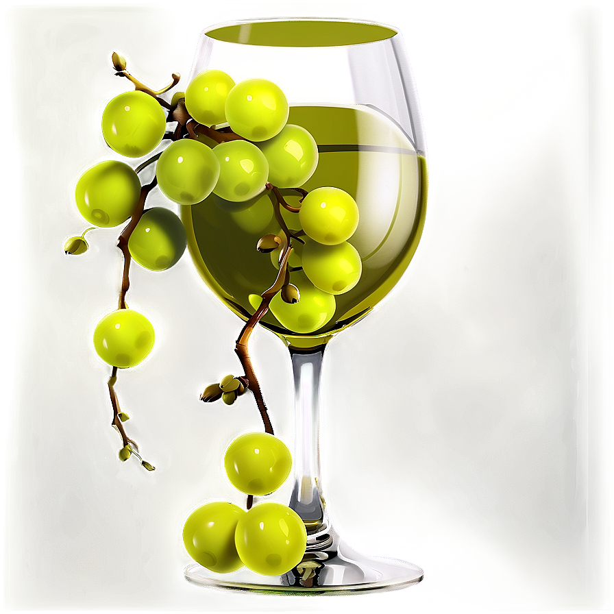 Wine Glass With Grapes Png 05252024