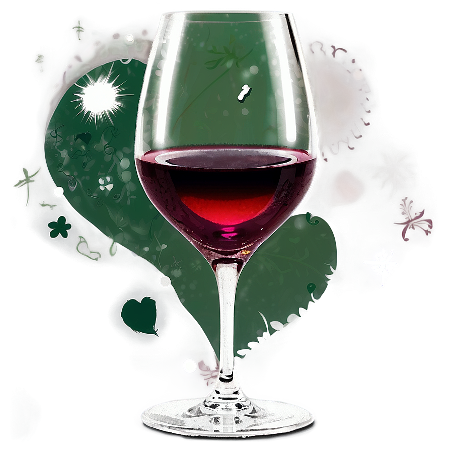 Wine Glass With Heart Png Nnk63