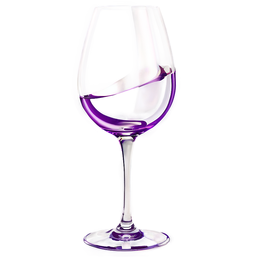 Wine Glass With Label Png 05252024