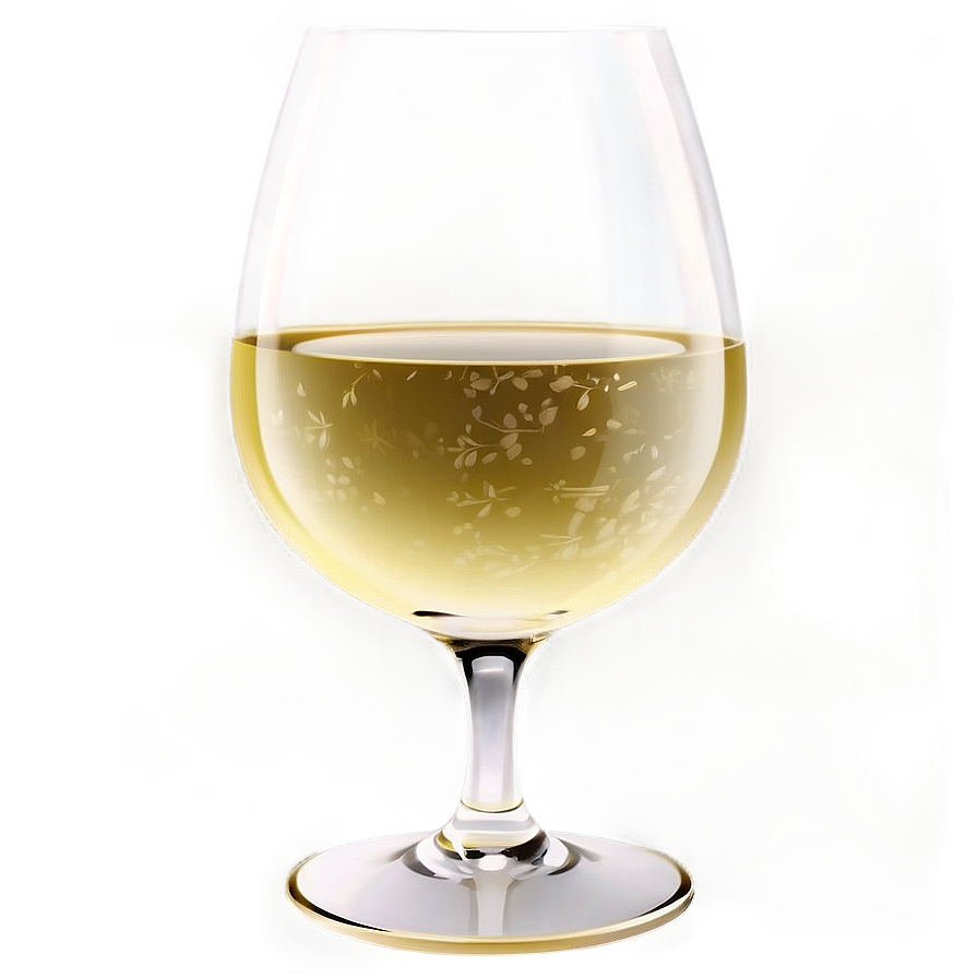 Wine Glass With Label Png Uku