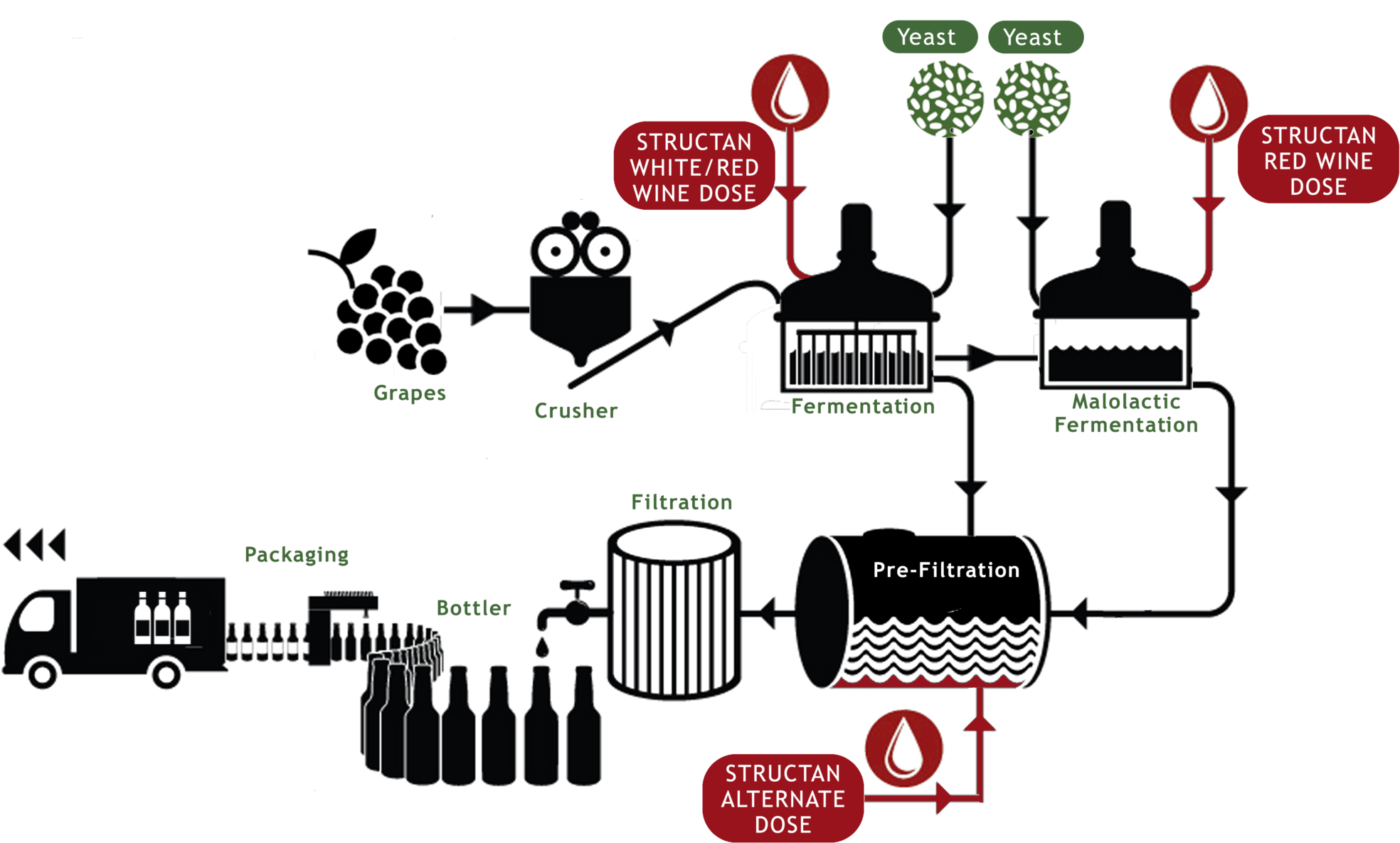 Wine Production Process Flowchart