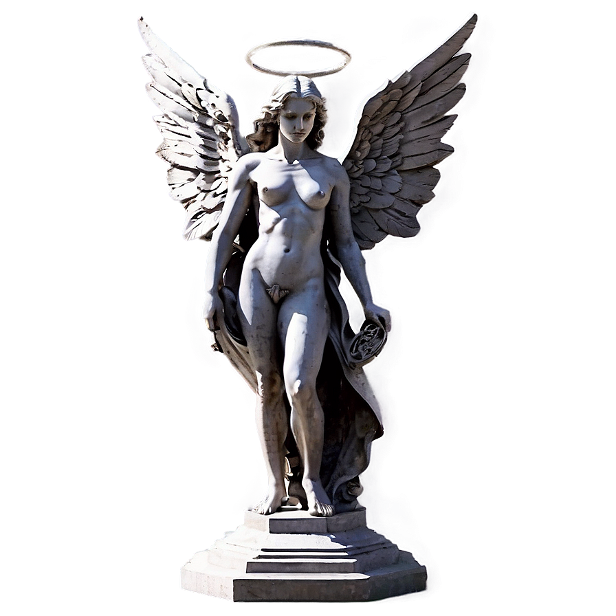 Winged Angel Monument Png Fre