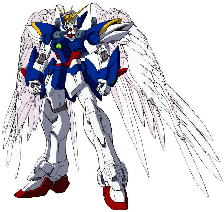 Winged Gundam Mecha Illustration