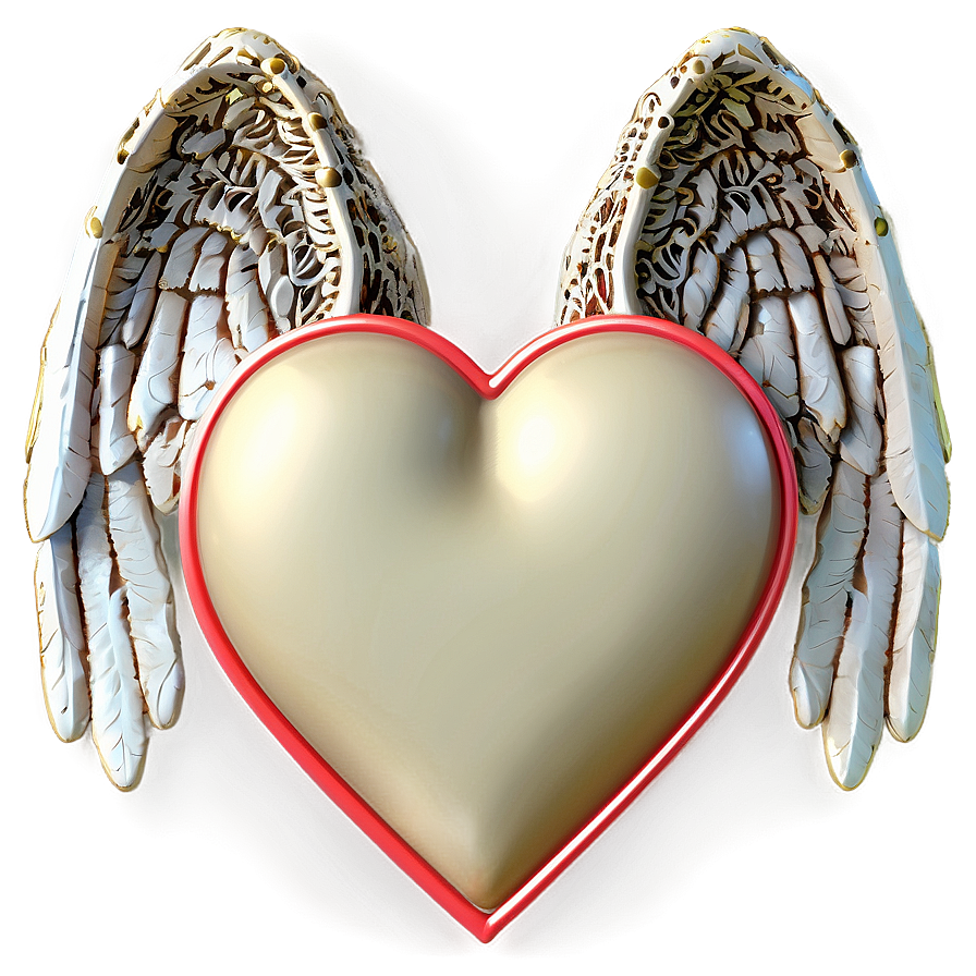 Winged Heart Outline Png 20