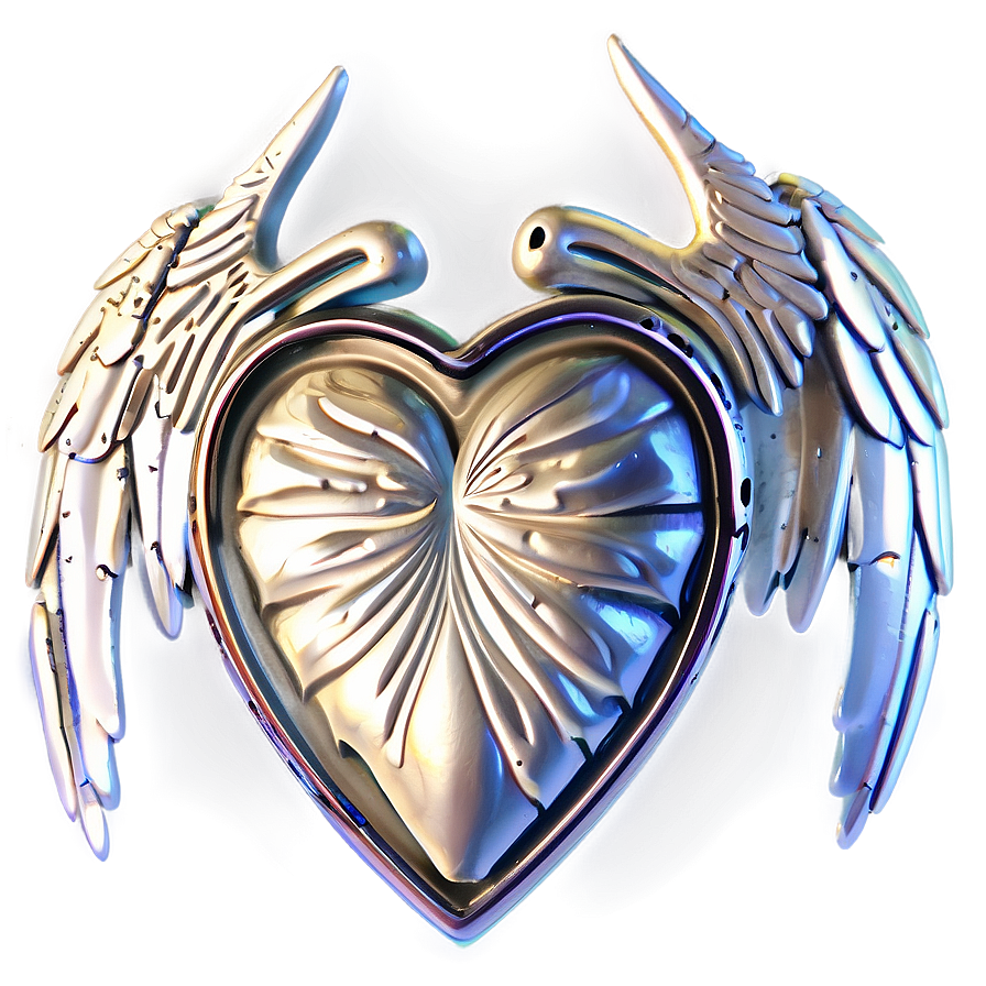 Winged Heart Outline Png Dhm