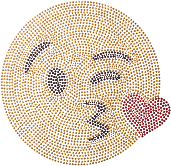 Winking Face Emoji Art