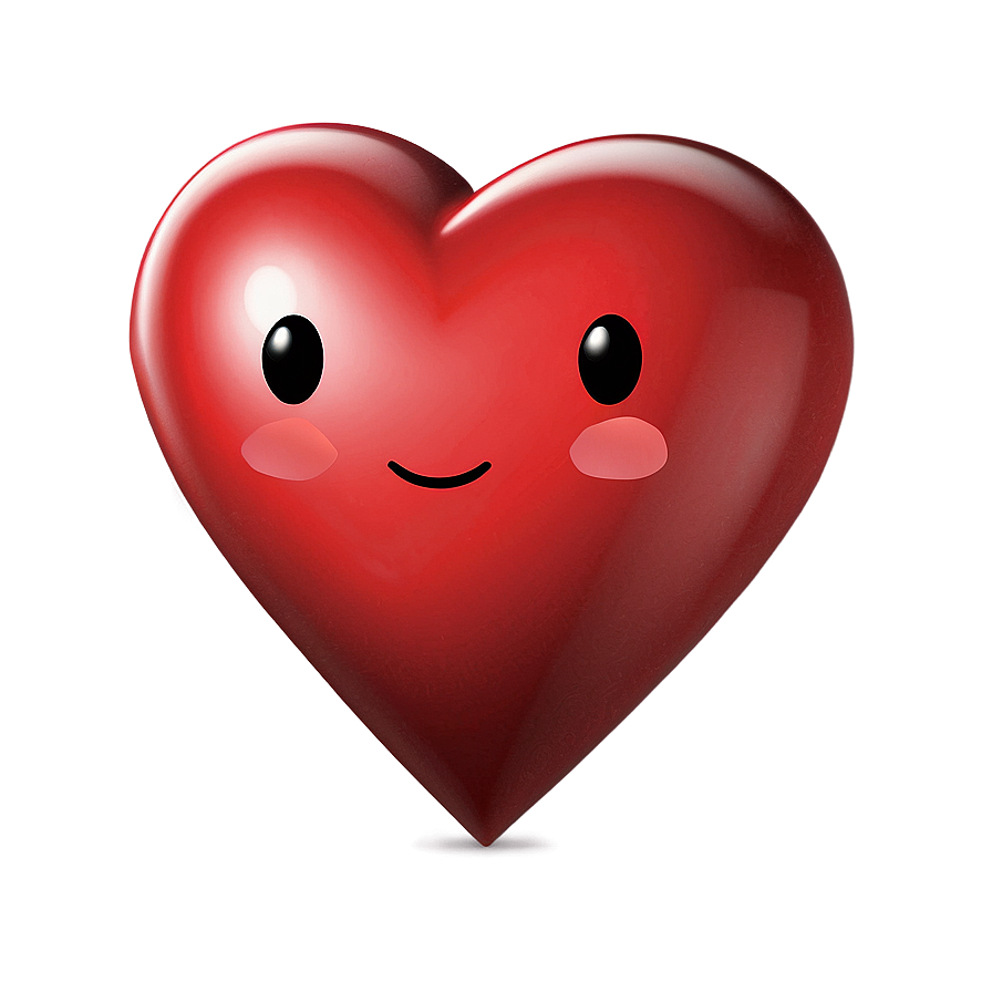 Winking Red X Heart Emoji Png 06262024