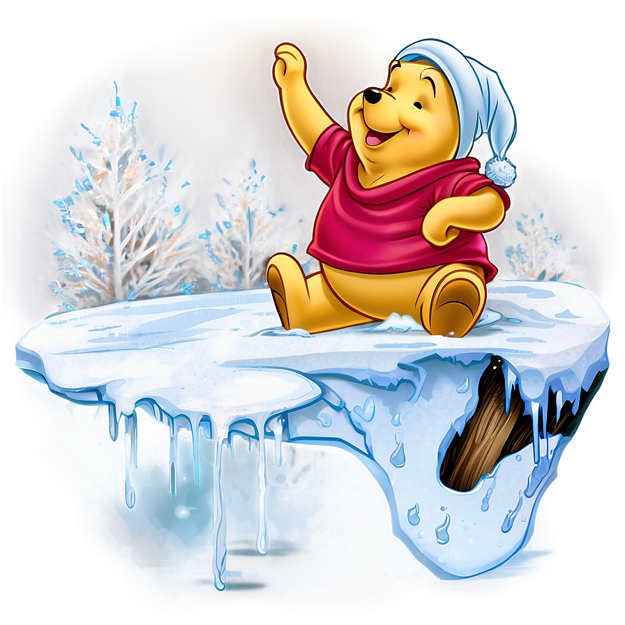 Winnie The Pooh Winter Scene Png 93