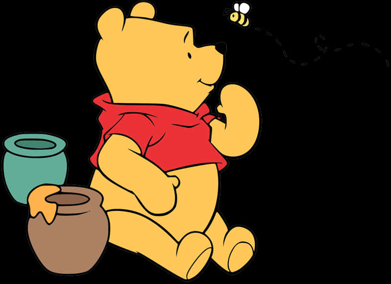 Winnie The Poohand Honey Pot