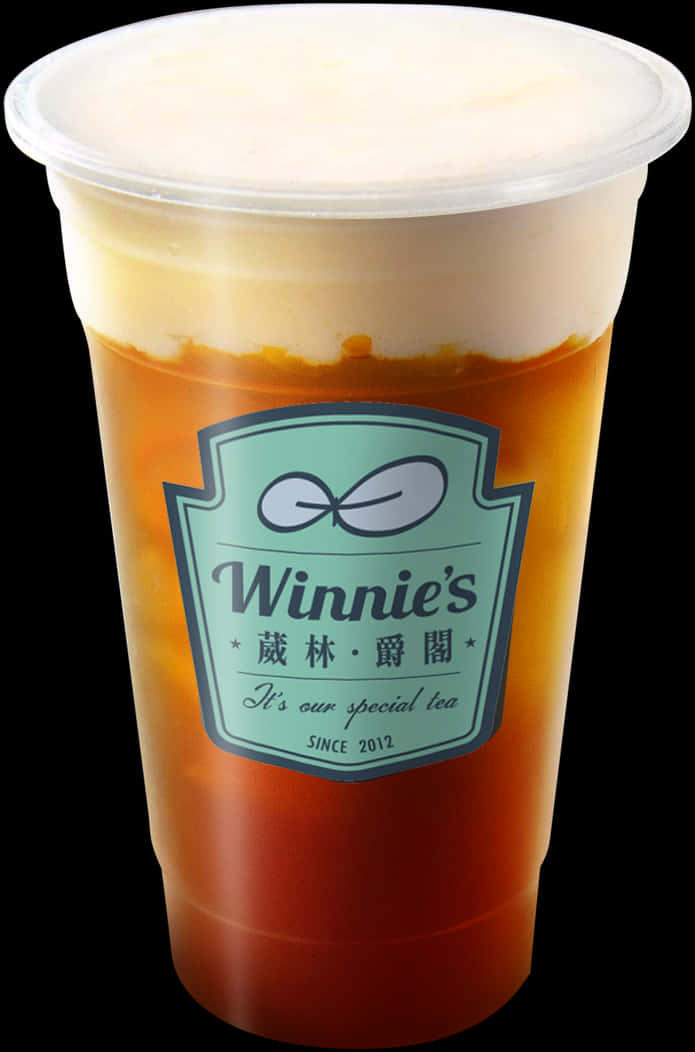 Winnies Special Tea Bubble Tea Cup