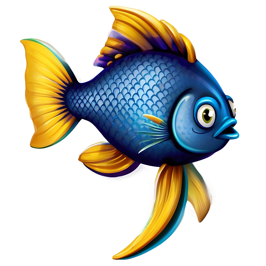 Winsome Fish Mascot Png 41