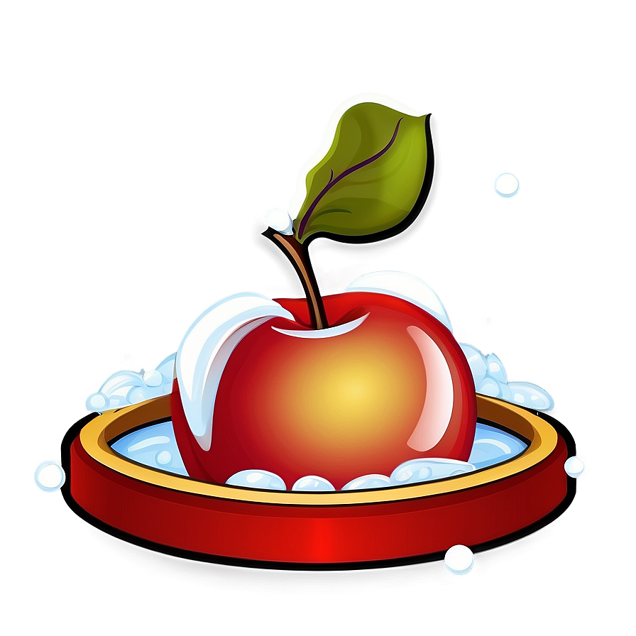 Winter Apple Cartoon Png 45