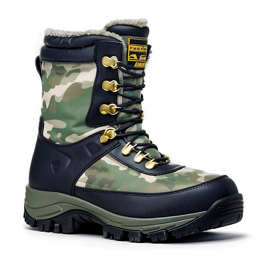 Winter Army Snow Boots Png Ctk72