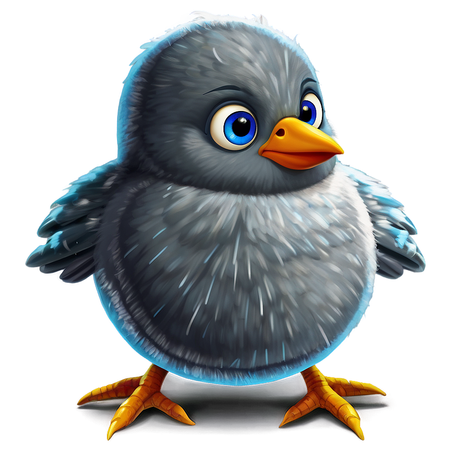 Winter Cartoon Bird Png 44