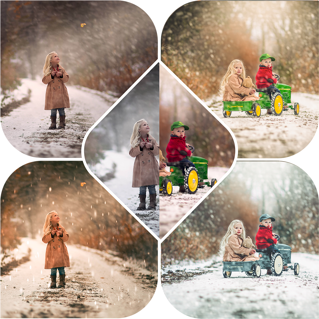 Winter_ Childhood_ Moments_ Collage