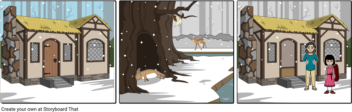 Winter_ Cottage_ Scene_ Triptych.png