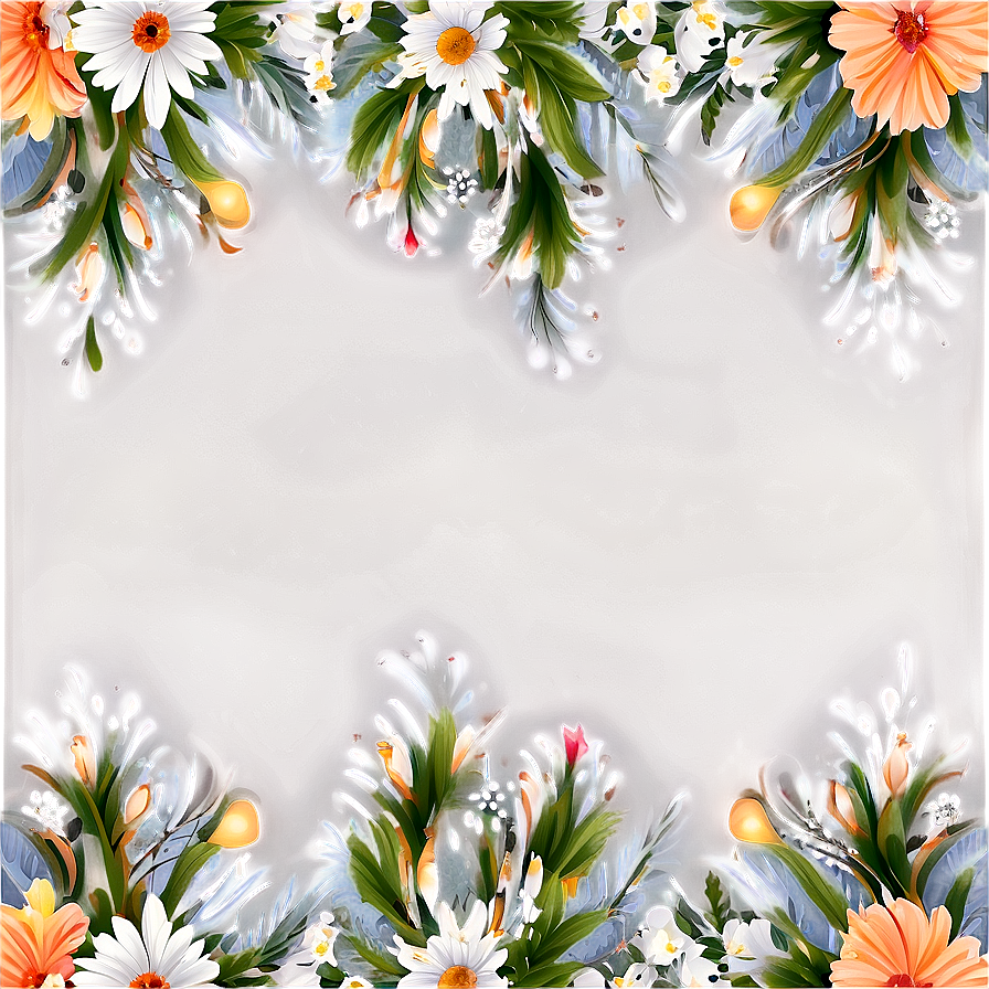 Winter Floral Pattern Png 29