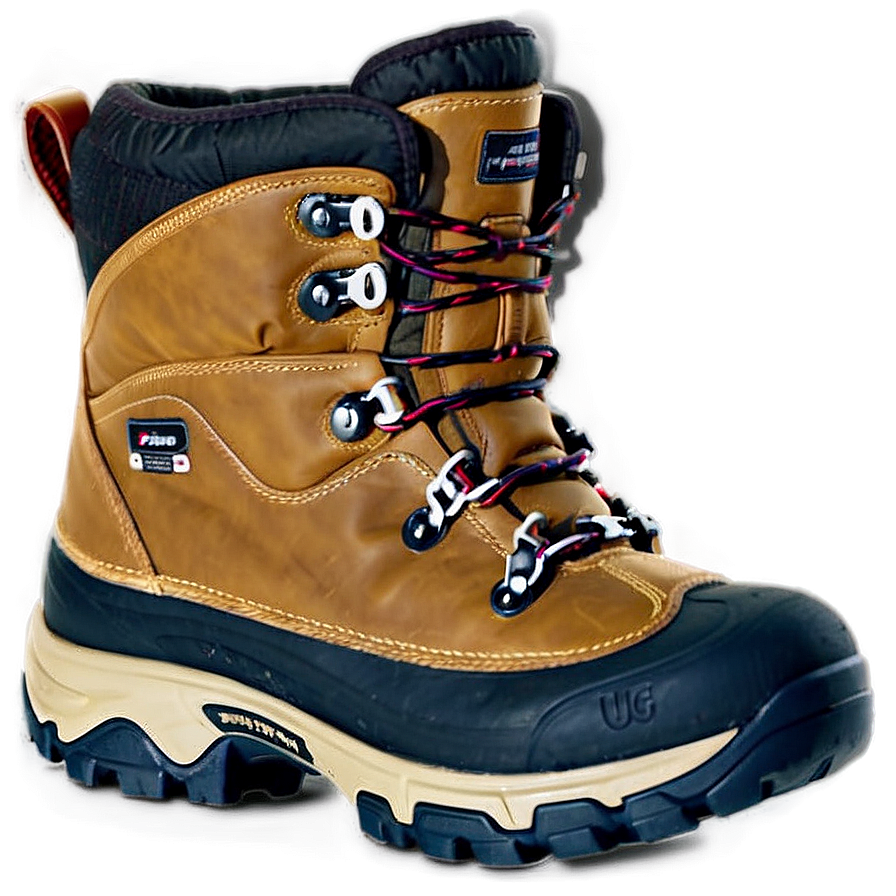 Winter Hiking Boot Insulated Png Uat79