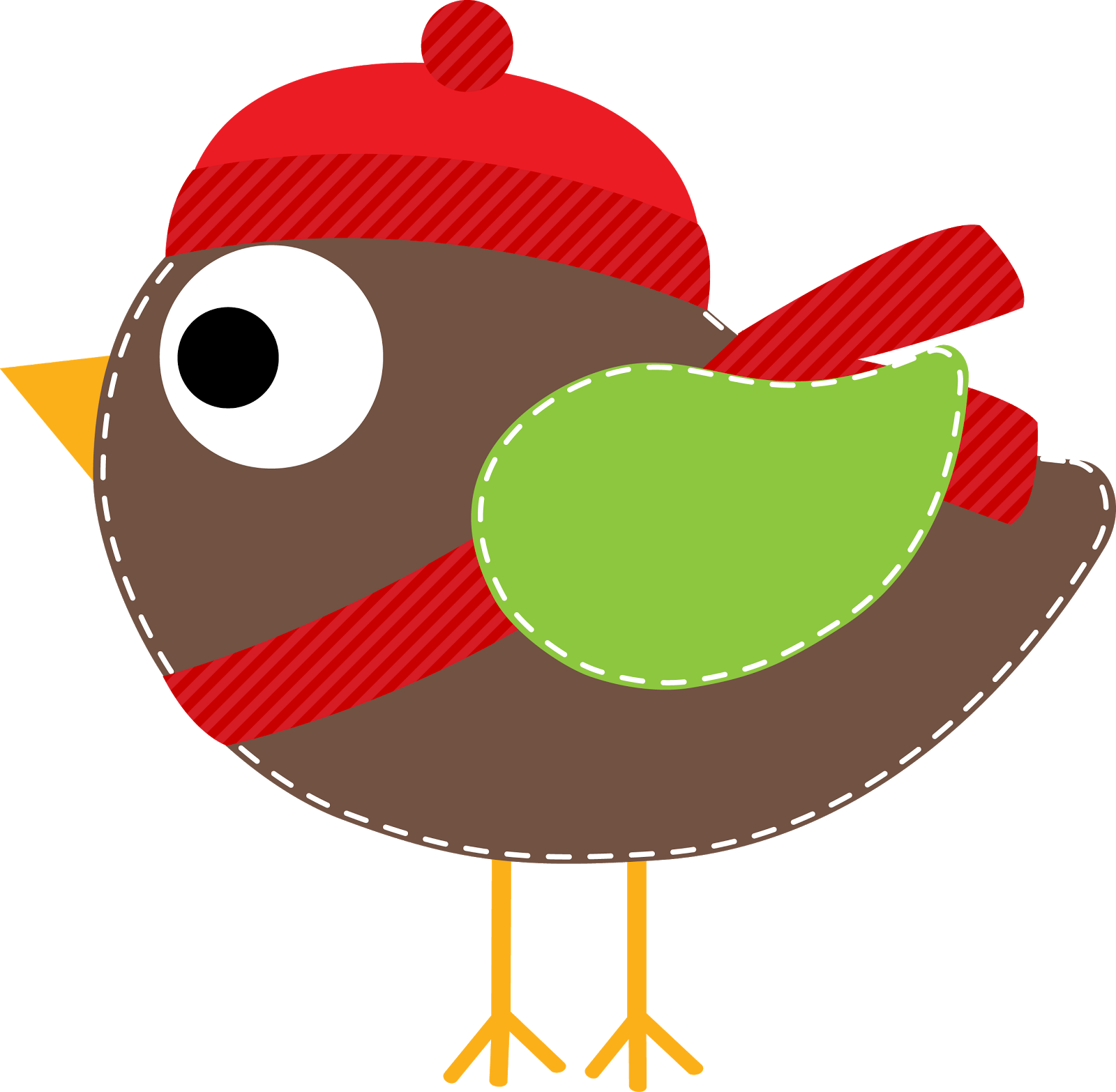 Winter Holiday Bird Illustration