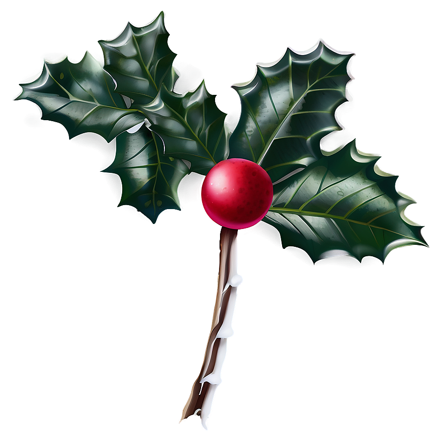 Winter Holly Png 05252024