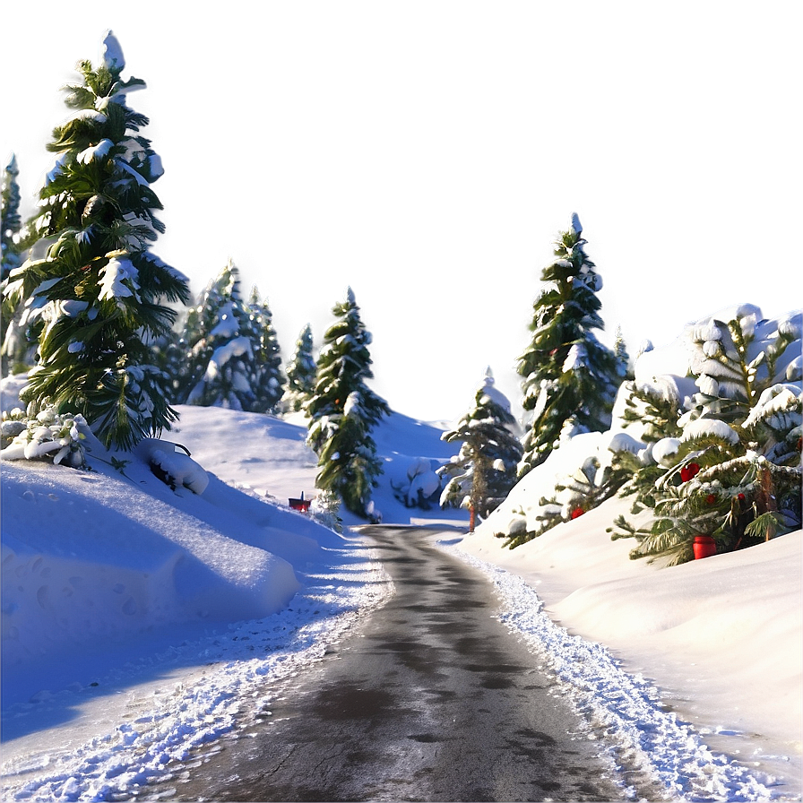 Winter Ice Path Png 34