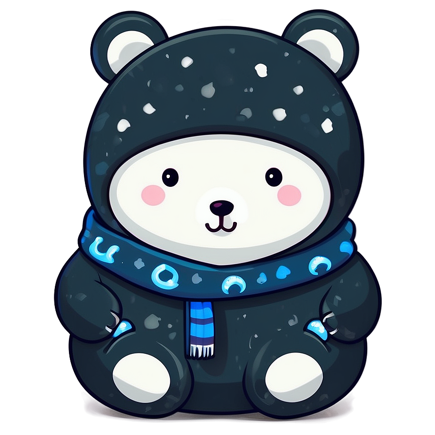 Winter Kawaii Bear Png Ijw