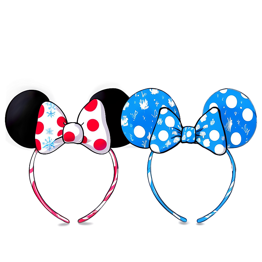 Winter Minnie Mouse Ears Png 06132024