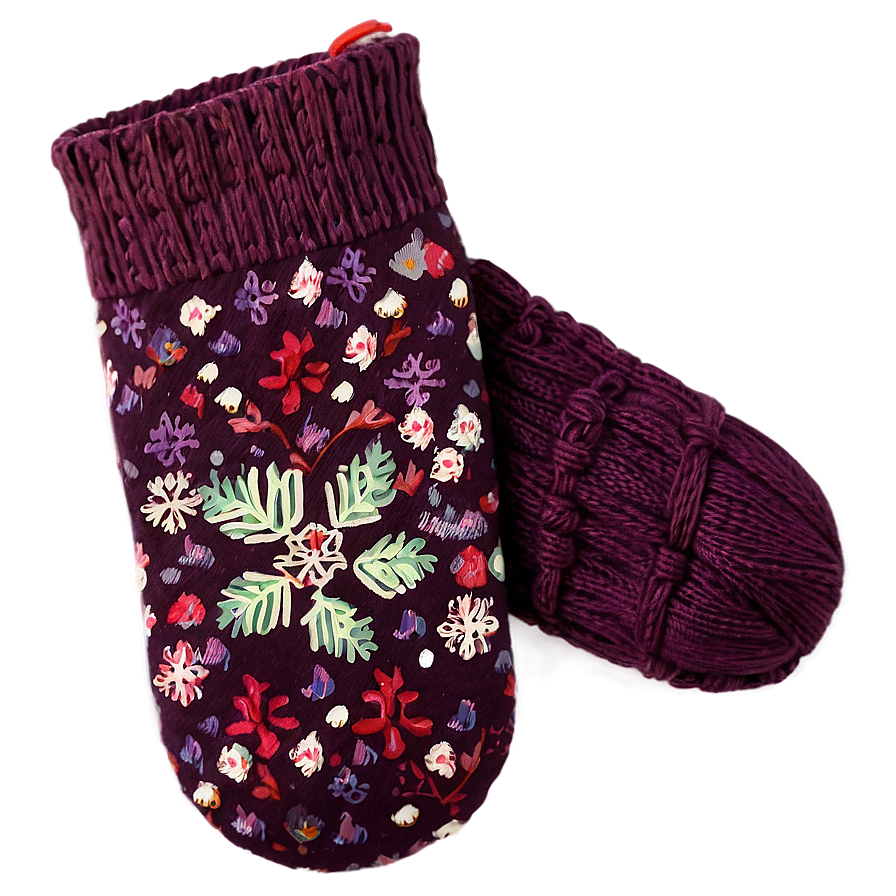 Winter Mittens Pair Png Wsa