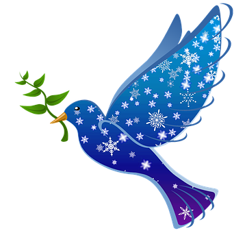 Winter Peace Dove