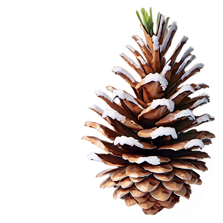 Winter Pine Cone Png 06202024