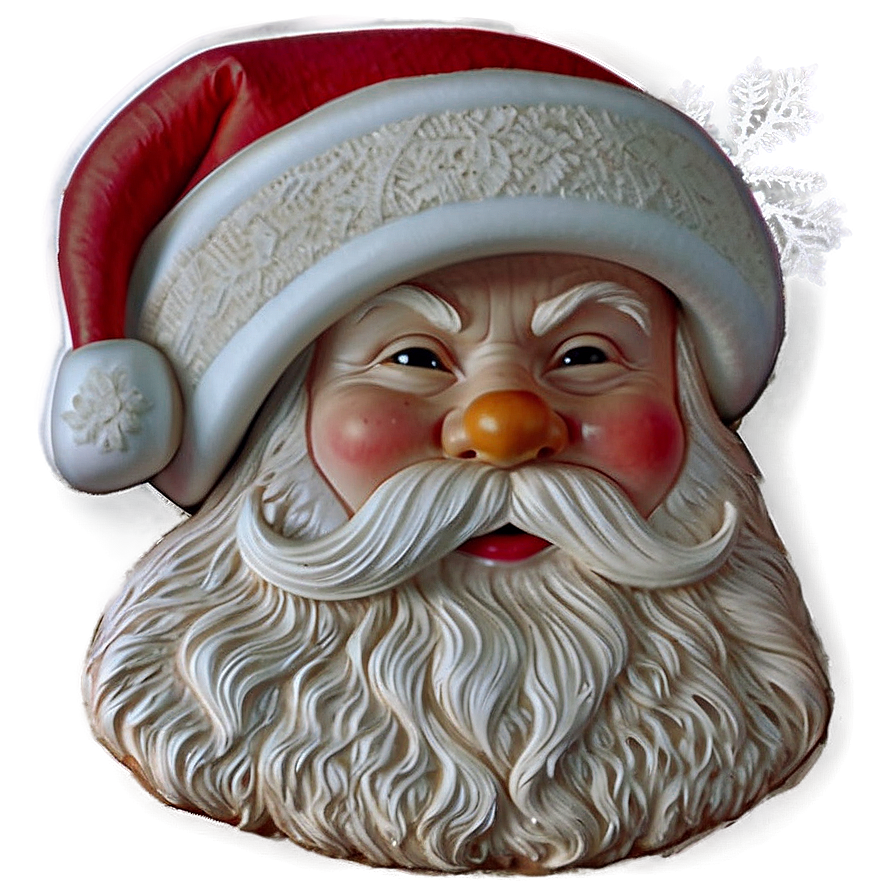 Winter Santa Shape Png 06292024