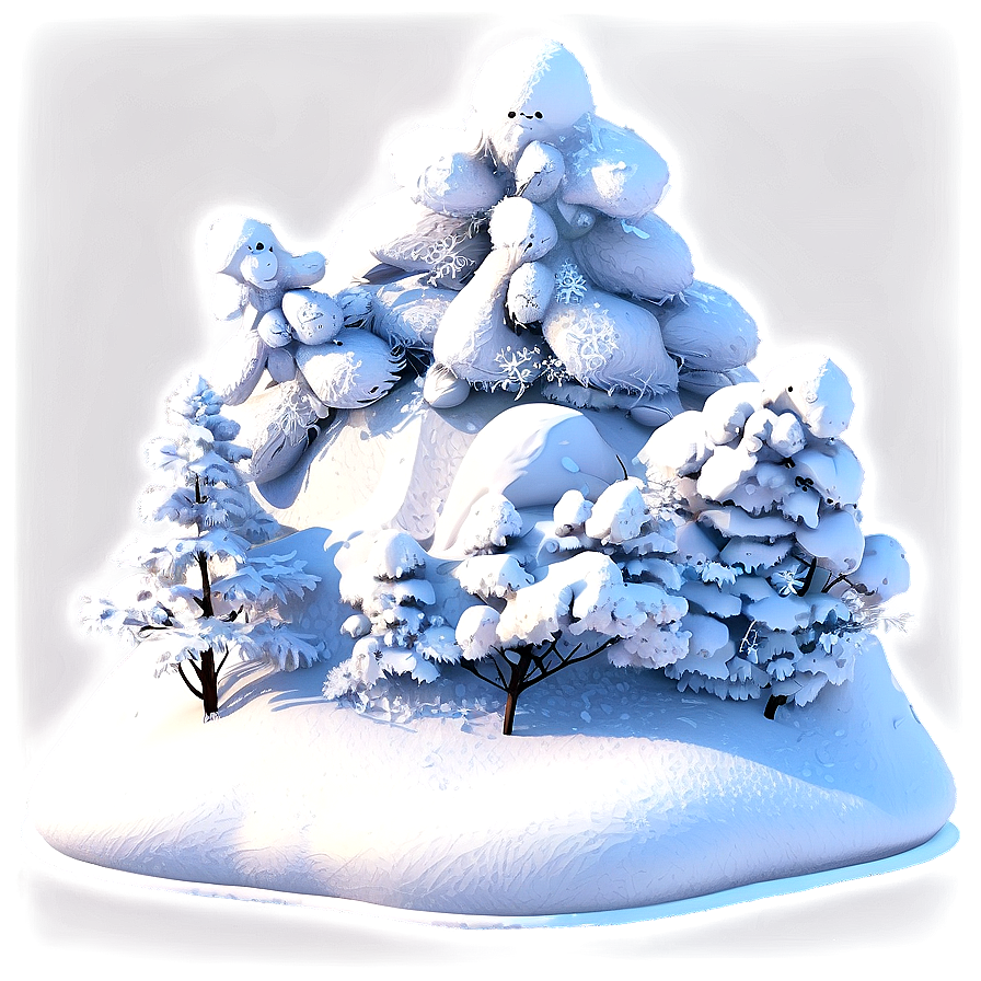 Winter Scene Snow Pile Png Fxd