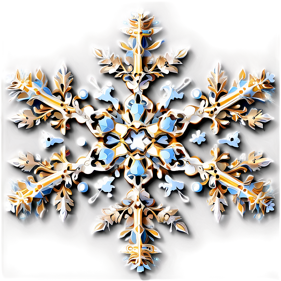 Winter Snowflake Design Png Aby