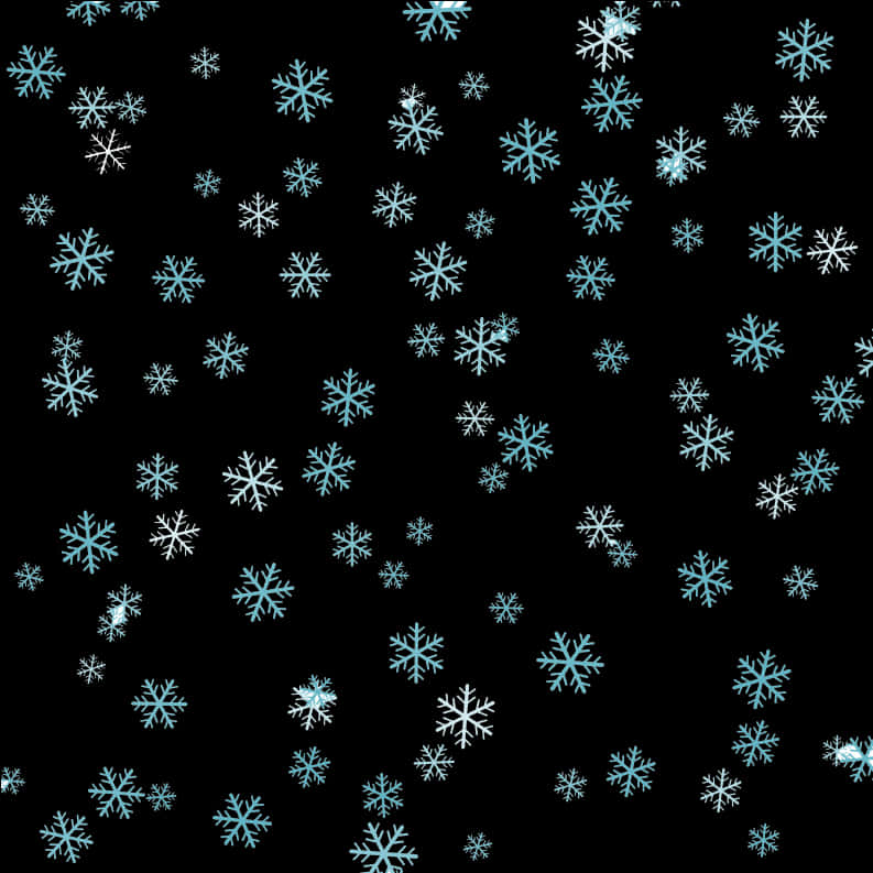 Winter Snowflake Pattern Background