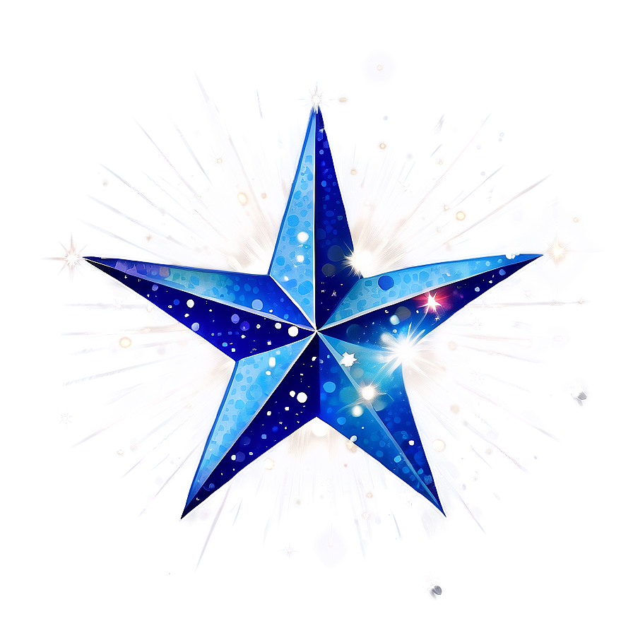 Winter Sparkle Stars Png 3