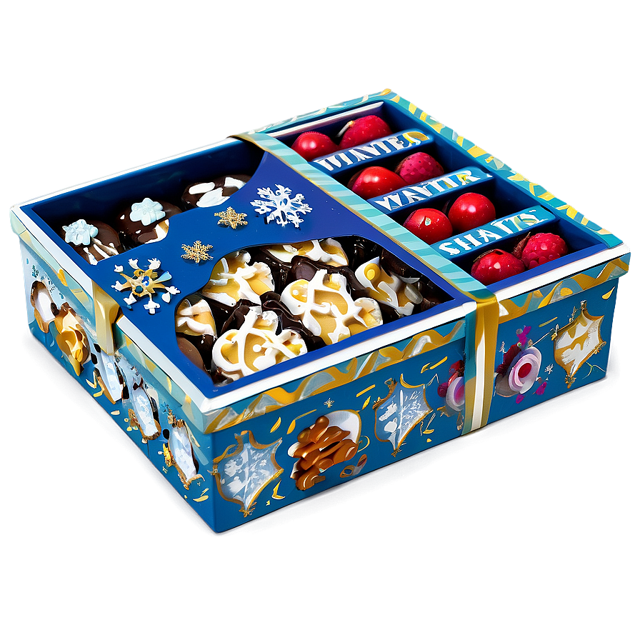 Winter Special Chocolate Box Png Frt