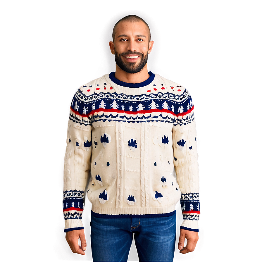 Winter Sweater Print Png 25