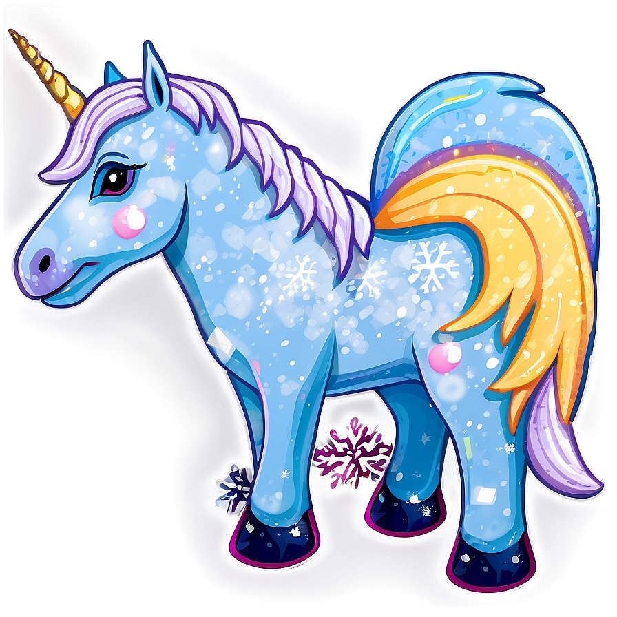 Winter Unicorn Clipart Png Xjf