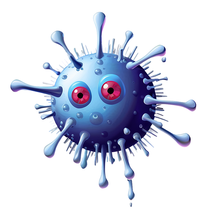 Winter Virus Cartoon Png 06282024