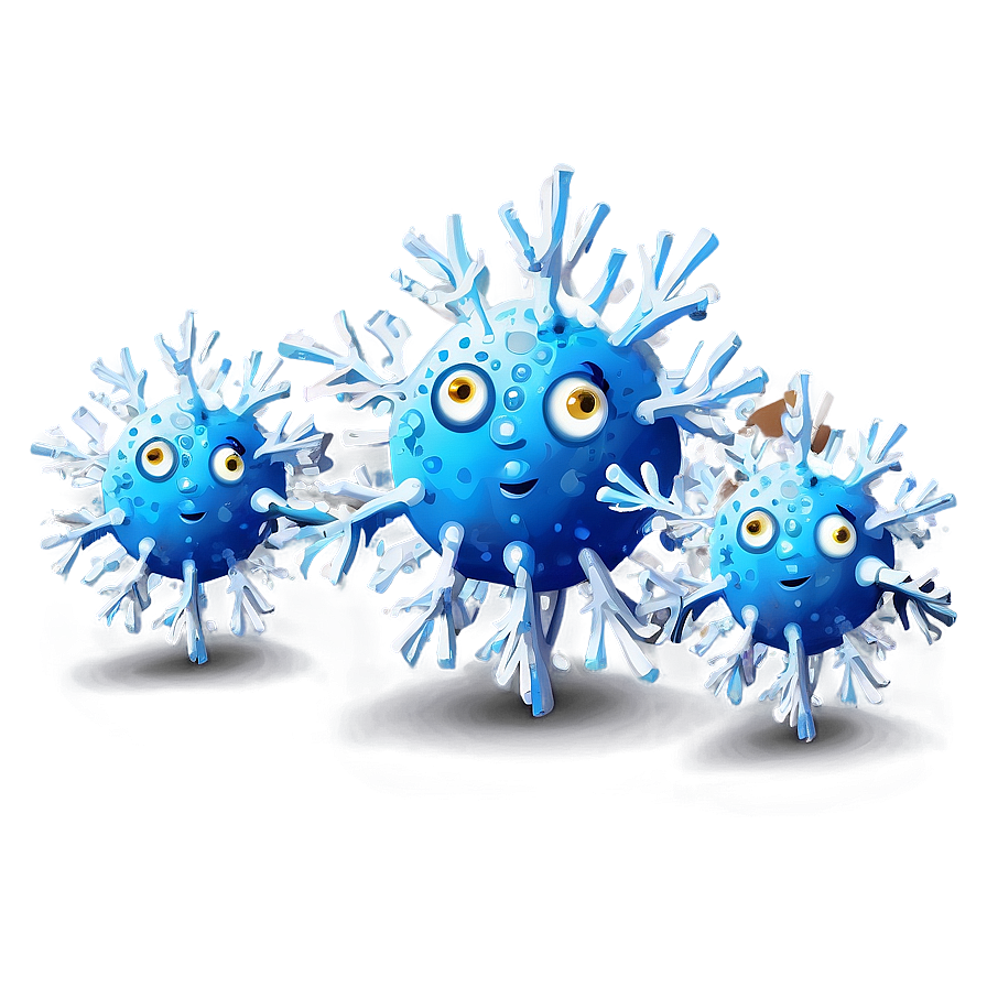 Winter Virus Cartoon Png Ofm3