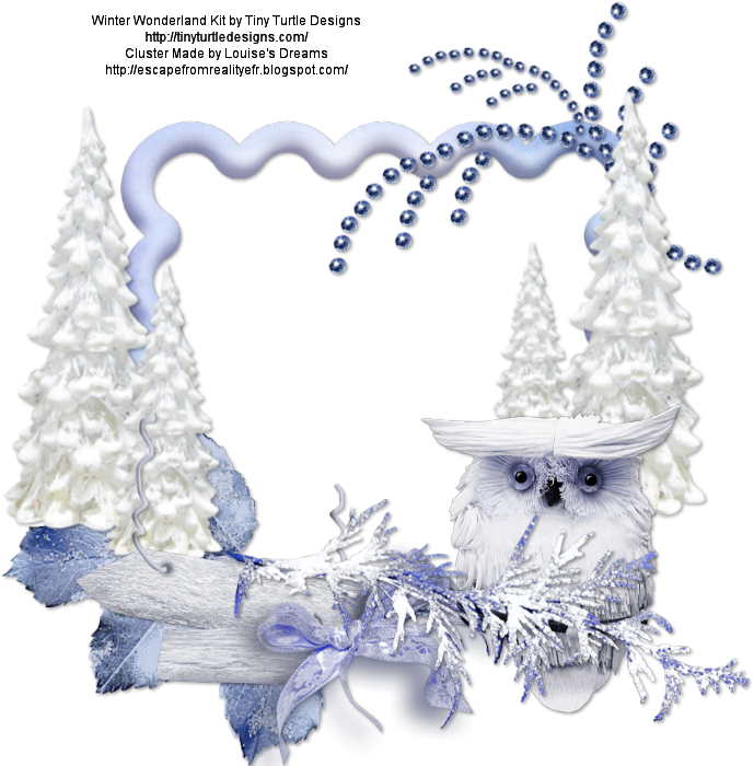 Winter Wonderland Owl Scene