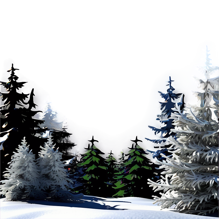 Winter Wonderland Scene Png Drb92