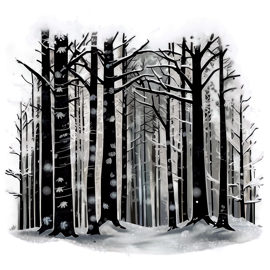 Winter Wonderland Woods Png 10