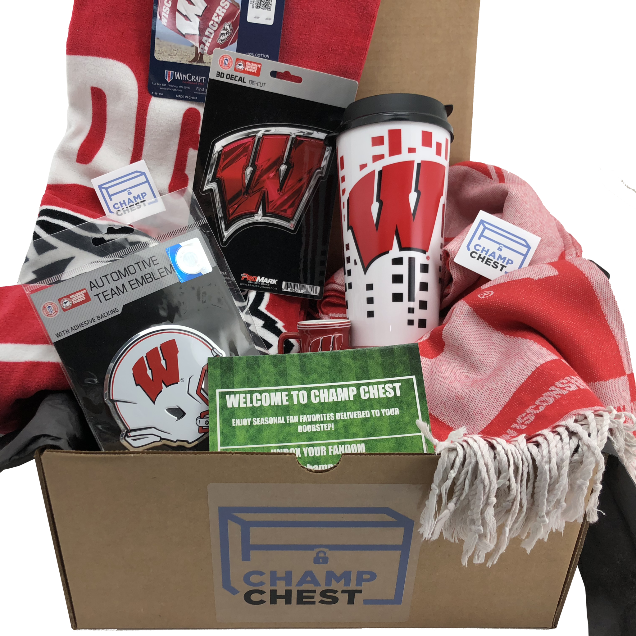 Wisconsin Badgers Fan Gift Box