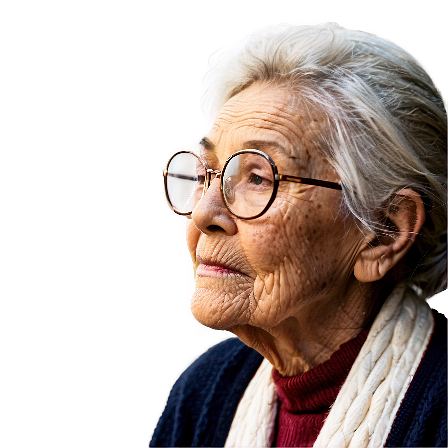 Wise Old Woman Illustration Png 59