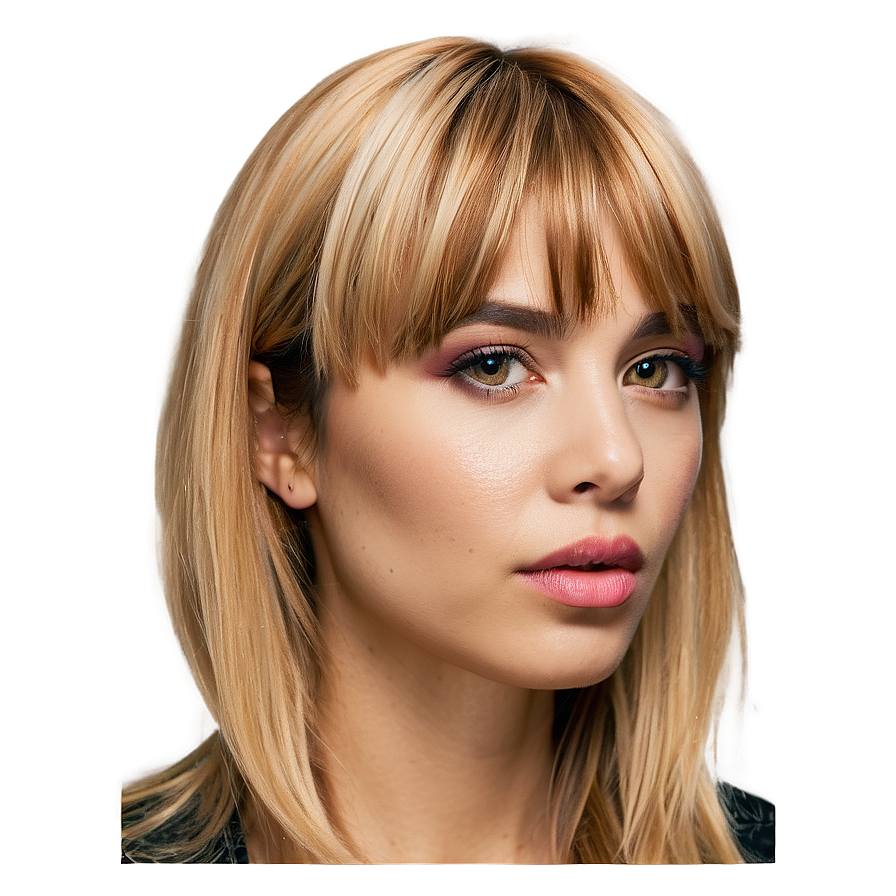 Wispy Blonde Bangs Png Fhb89