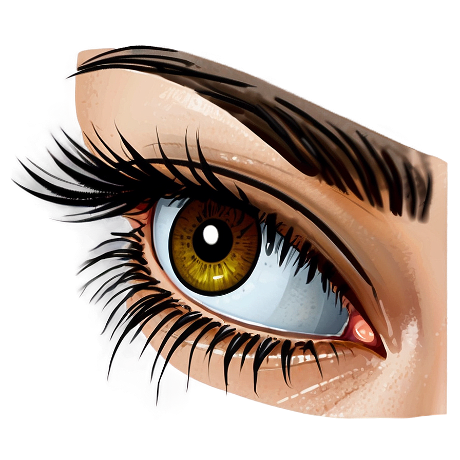 Wispy Eyelashes Png 48