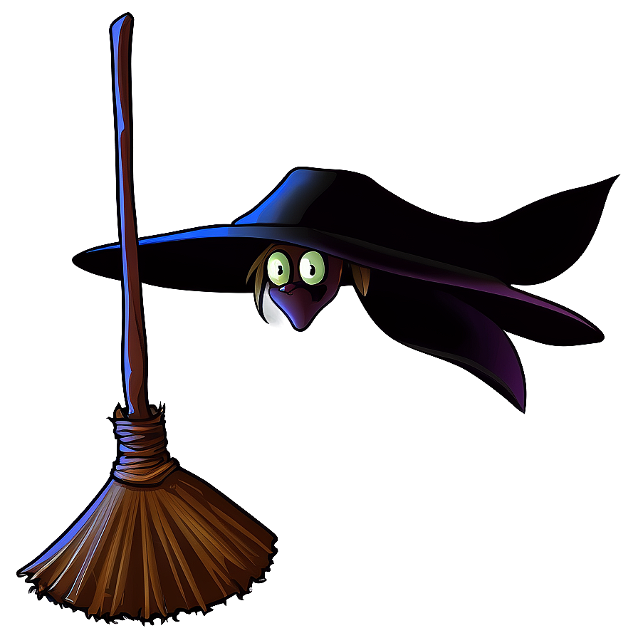 Witch Broom Illustration Png Dqk