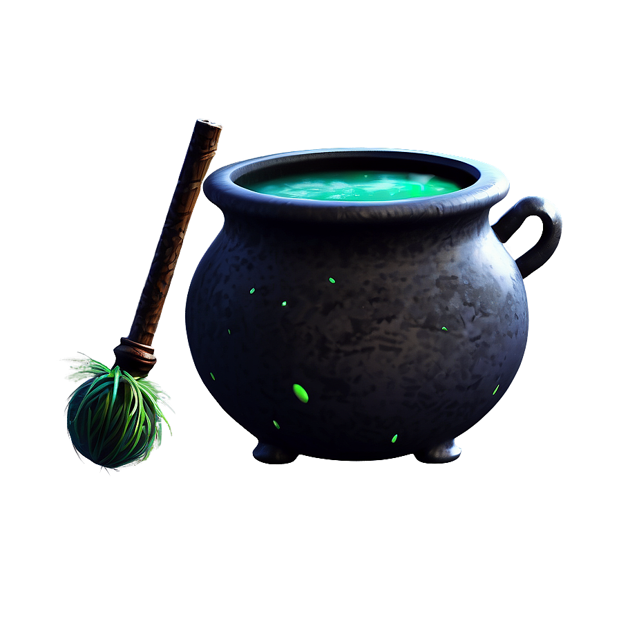 Witch Cauldron Brewing Potion Png Ptf5