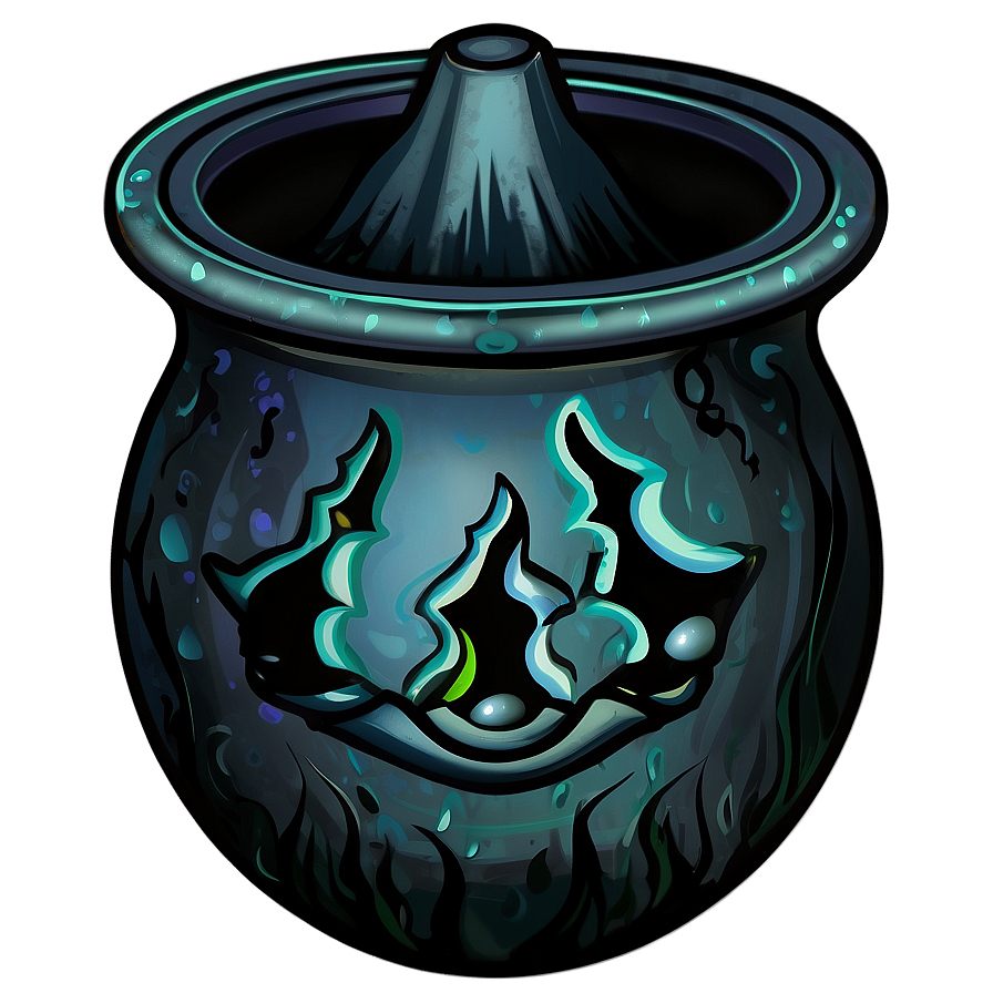 Witch Cauldron Outline Png 06292024